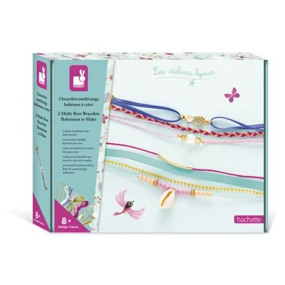 Image de Jeu créatif Janod 2 Bracelets multirangs Bohèmes à créer