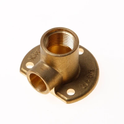 Afbeelding van DPS Muurplaat laag binnendraads messing 3/8&quot; x 12mm