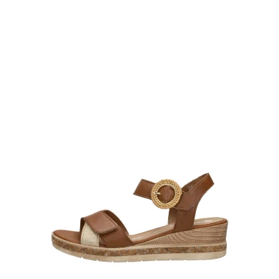 Afbeelding van Remonte Sandalen Plat cognac Maat 36