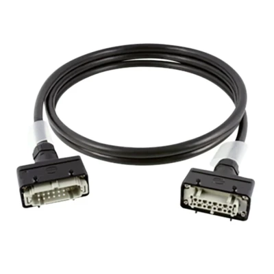 Afbeelding van Contrik CKPE50 AHAH M200 Multicore kabel Harting E16 Zwart