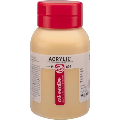 Afbeelding van Talens Art Creation Acrylverf Flacon Van 750 Ml, Goud
