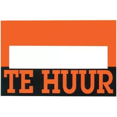 Afbeelding van affiche Te huur, pak van 10 stuks