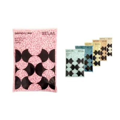 Image de Cire à épiler en billes 800g. SÉLAS. A choisir parmi plusieurs références. Épilation sans bandes. (Rose Musquee). Dépilatoire, professionnelle, hars parels, ontharingswas, wax, zonder strips.