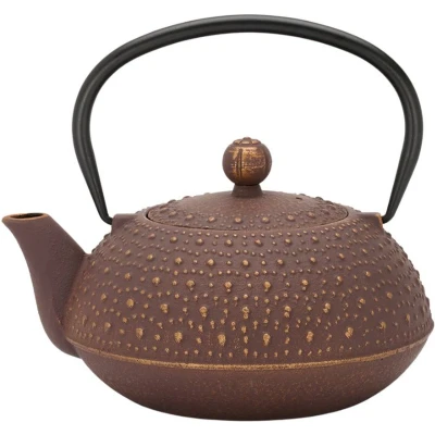 Afbeelding van Bredemeijer Theepot Anhui 0,9L gietijzer aubergine met filter