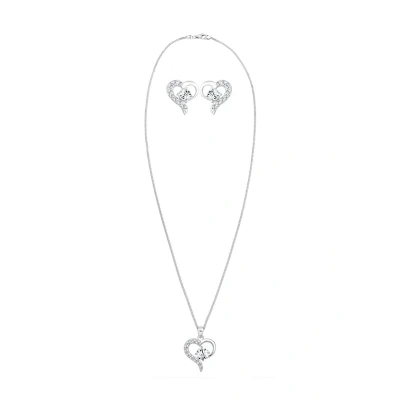 Afbeelding van Elli SET Ketting, Dames, Maat: 45, Weiß