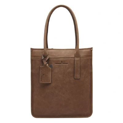 Afbeelding van Castelijn &amp; Beerens Carisma Laptop Shopper RFID 15,6&#039;&#039; + Tablet cognac