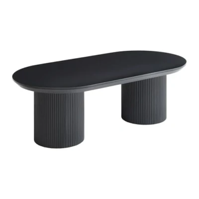Afbeelding van Vente unique Salontafel van mdf Zwart LORIMILA