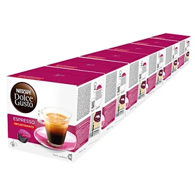 Afbeelding van Nescafé Dolce Gusto Espresso koffiebonenkaraf, 6 verpakkingen van 16 capsules (96 capsules)