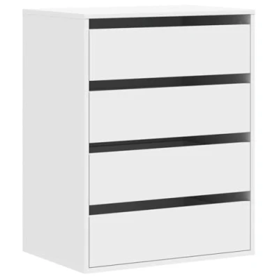 Afbeelding van vidaXL Ladekast 60x41x76 cm bewerkt hout wit