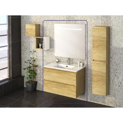 Afbeelding van Xellanz SEPHIA compleet badmeubel 80cm nature