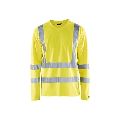 Afbeelding van Blaklader UV T shirt High Vis lange mouw UPF 40+ 3381 1070 Geel