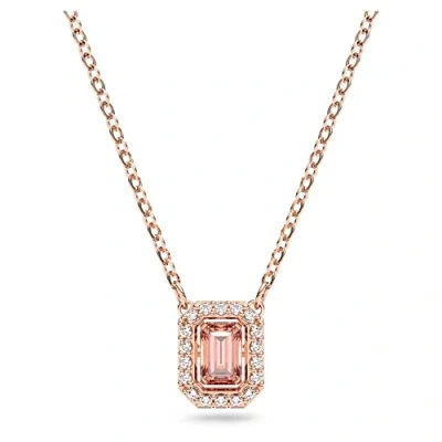 Afbeelding van Swarovski dames Ketting met kristal in de kleur Roségoud