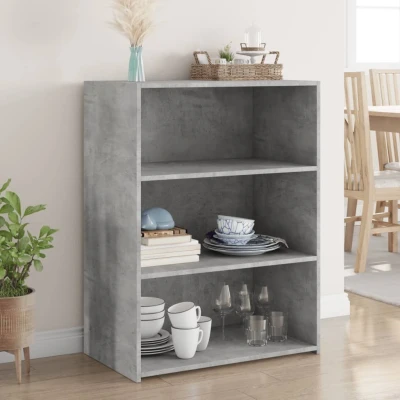 Afbeelding van Dressoir 70x41x93 cm bewerkt hout betongrijs