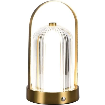 Afbeelding van V TAC VT 1057 FG Gouden Oplaadbare tafellamp Frans IP20 1W 55 Lumen 3IN1