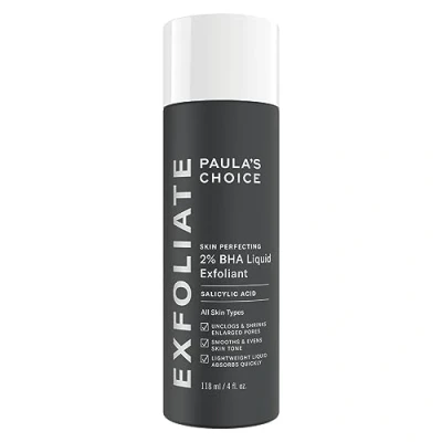 Afbeelding van Paula&#039;s Choice Skin Perfecting 2% BHA peeling lotion voor gezicht, verwijdert mee eters, vergrote poriën en onzuiverheden, met salicylzuur, gemengde huid, vette acne, 118 ml