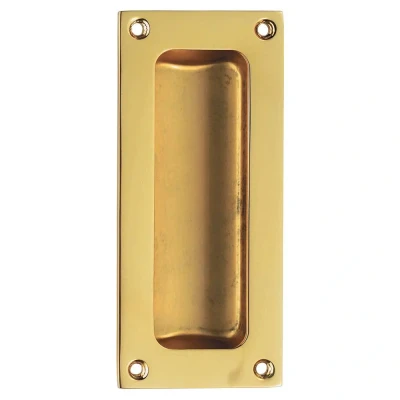 Afbeelding van Carlisle Brass Verzonken handgreep rechthoekig, messing