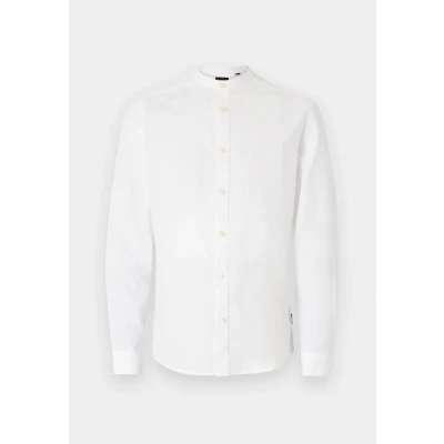 Afbeelding van Only &amp; Sons Onscaiden Solid MAO Overhemd, Heren, Maat: XS, White