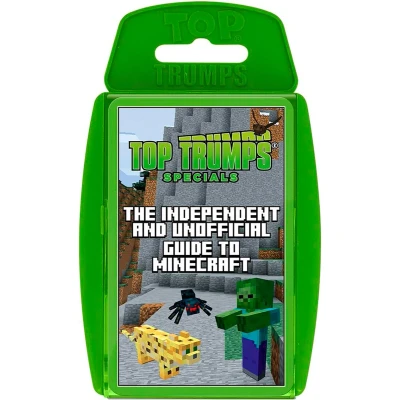 Afbeelding van Winning Moves Minecraft Kaartspel The Independent and Unofficial Guide Top Trumps Engels