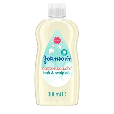 Afbeelding van Johnson&#039;s Baby Haar en hoofdhuidolie, voor een zacht gevoel, 300 ml, met katoen
