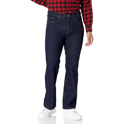 Image de Amazon Essentials Jean bootcut coupe droite pour homme, rincé, 83,8 x 86,4 cm (l L)