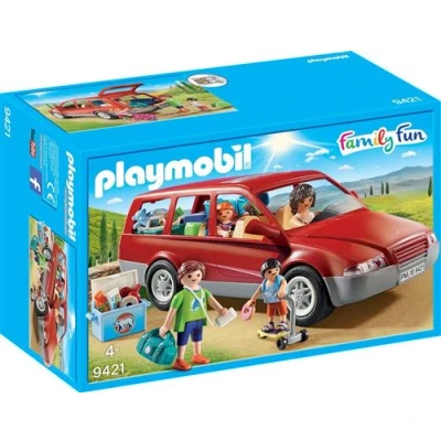 Image de Playmobil Family Fun 9421 Famille avec voiture