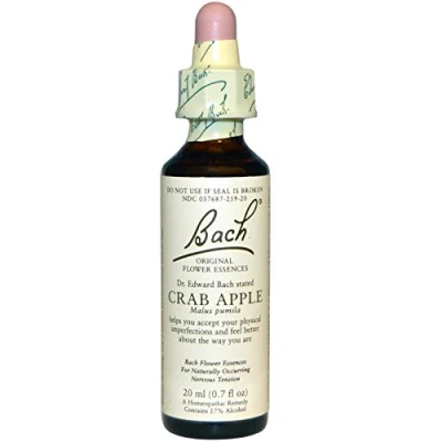 Afbeelding van BACH FLORES DE CRAB APPLE glazen fles van 20 ml met druppelaar