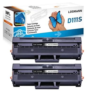 Afbeelding van LOSMANN 2 x Toner compatibel voor Samsung MLT D111S D111L Xpress M2020 M2020W M2021 M2021W M2022 M2022W M2026 M2026W M2070 M2070F M2070FW 0W M200 71FH M2071FW M2071HW M2078