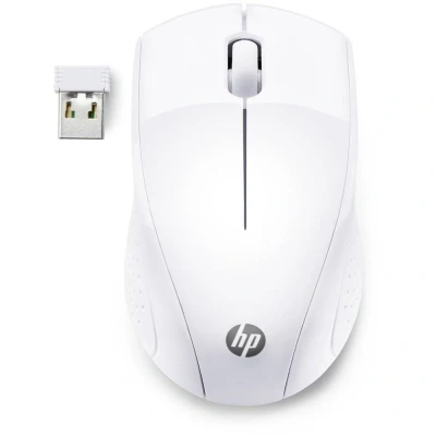 Afbeelding van HP 220 Muis Radiografisch Optisch Wit 3 Toetsen 1300 dpi Geïntegreerd scrollwiel