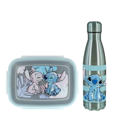 Afbeelding van Lilo &amp; Stitch Lunchset; Fles, Lunchbox 8721122785133