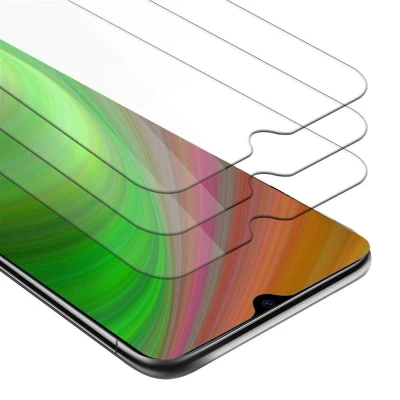 Afbeelding van Cadorabo 3x Screenprotector geschikt voor Xiaomi Mi CC9 Beschermende Pantser Film in KRISTALHELDER Getemperd (Tempered) Display beschermend glas 9H hardheid met 3D Touch