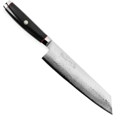 Afbeelding van Yaxell Super Gou Ypsilon Kiritsuke Koksmes 20 cm SG2 Damaststaal 63 HRC Canvas Micarta Heft