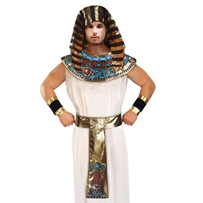 Afbeelding van Bristol Novelty DS178 Pharao kostuum accessoireset voor volwassenen, regenboog, één maat, wereldboechtdag