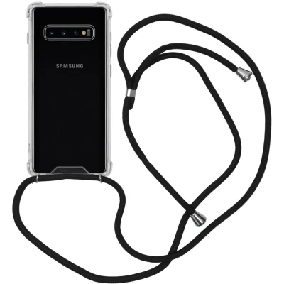 Afbeelding van imoshion Backcover met koord voor de Samsung Galaxy S10 Plus Zwart