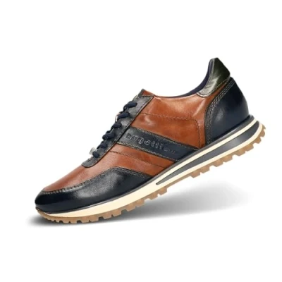 Afbeelding van bugatti 332 ag807 Sneakers voor heren, Donkerblauw cognac