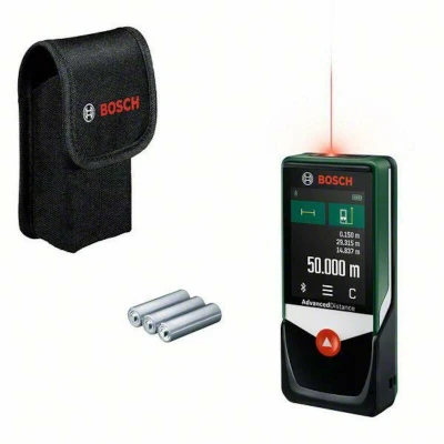 Afbeelding van Bosch Home and Garden AdvancedDistance 50C Laserafstandsmeter Bluetooth, Touchscreen Meetbereik (max.) 50 m