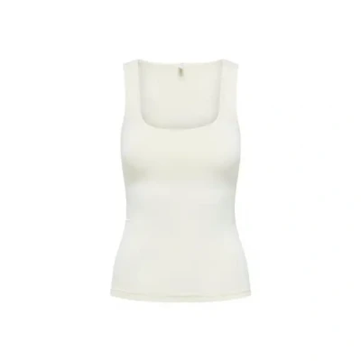 Afbeelding van Only Onlea s/l 2 ways fit Top jrs noos cloud dancer XS