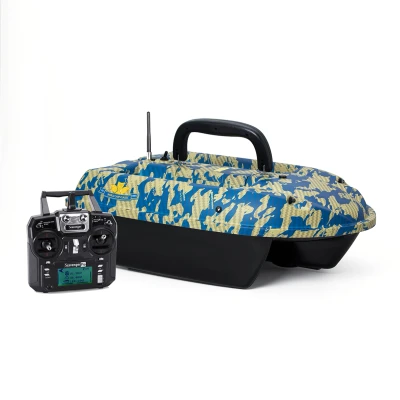 Afbeelding van BearCreeks Scavenger Pro Bait Boat Lithium 5.8GHz Camou + GPS Autopilot Voerboten
