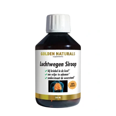 Afbeelding van Golden Naturals Liquids Luchtwegensiroop 200ml Siroop
