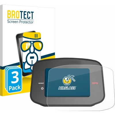 Afbeelding van BROTECT Screenprotector voor PowaKaddy CT8 GPS Folie Beschermfolie Beschermglas transparant (3 Stuks)