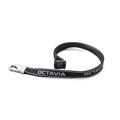 Afbeelding van Skoda MVF42 110 Sleutelkoord Octavia Reflecterend Lifestyle Accessoires Sleutelhanger Medium Zwart M
