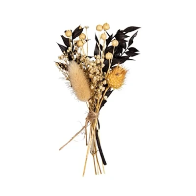 Afbeelding van Rayher boeket gedroogde bloemen, zwart/beige tinten, mini 18 20 cm, echte decoratie 85491576