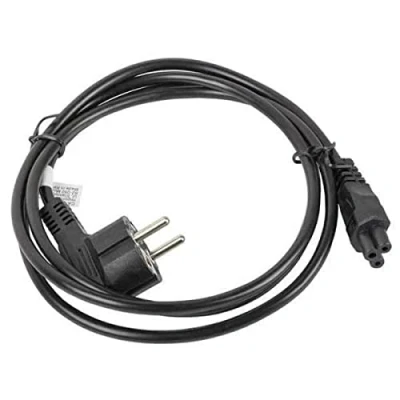 Afbeelding van Voedingskabel Lanberg SCHUKO CEE 7/7 A IEC320 C5 Zwart