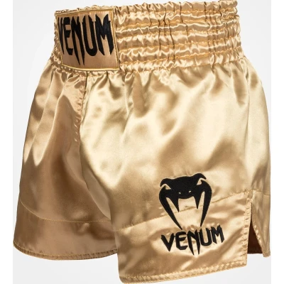 Afbeelding van Venum Classic MUAY THAI Short Korte broeken goldcoloured/black, Heren, Maat: XS, Gold coloured/black