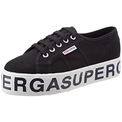 Afbeelding van Superga 2790 cotw Outsole Lettering, sneakers voor meisjes, roze rook Xcw