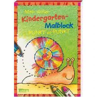 Afbeelding van Mein dicker Kindergarten Malblock. Von Punkt zu