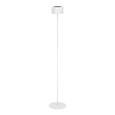 Afbeelding van EGLO Roccanova L Staande lamp Oplaadbaar (tot 22 uur licht) Solar 120 cm Wit Draadloos Dimbaar Binnen en Buiten