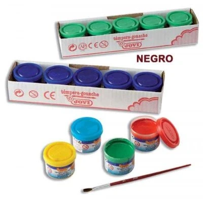 Image de Peinture JOVI Boîte 5 Pots 35 ml Noir