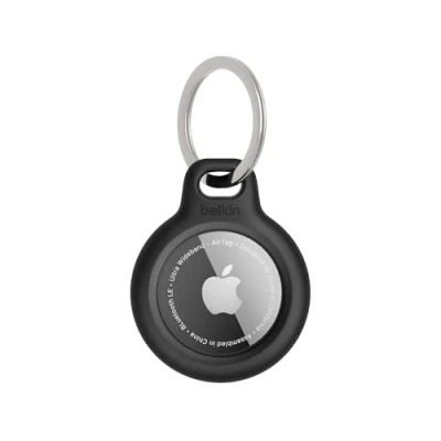 Afbeelding van Belkin F8W973btBLK AirTag sleutelhanger Apple Zwart