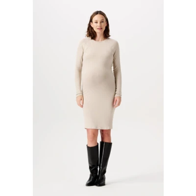 Image de Zwangerschapsjurk met voedingsfunctie Zane Light Sand XS