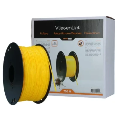 Afbeelding van Vliegenlint vervangingsrol geel 700 m